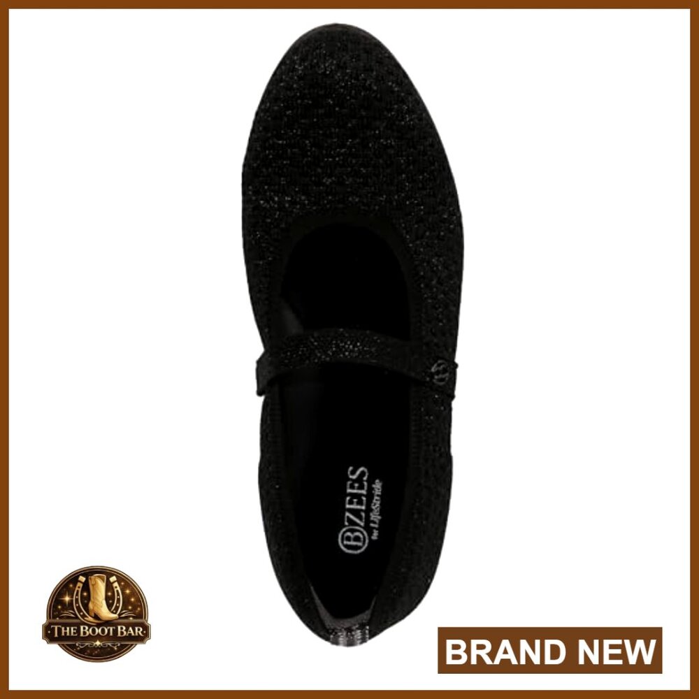 Stretch Knit Ballet Flats, Ultra Lightweight Walking Shoes, Slip-On Loafers - Picture 5 of 7